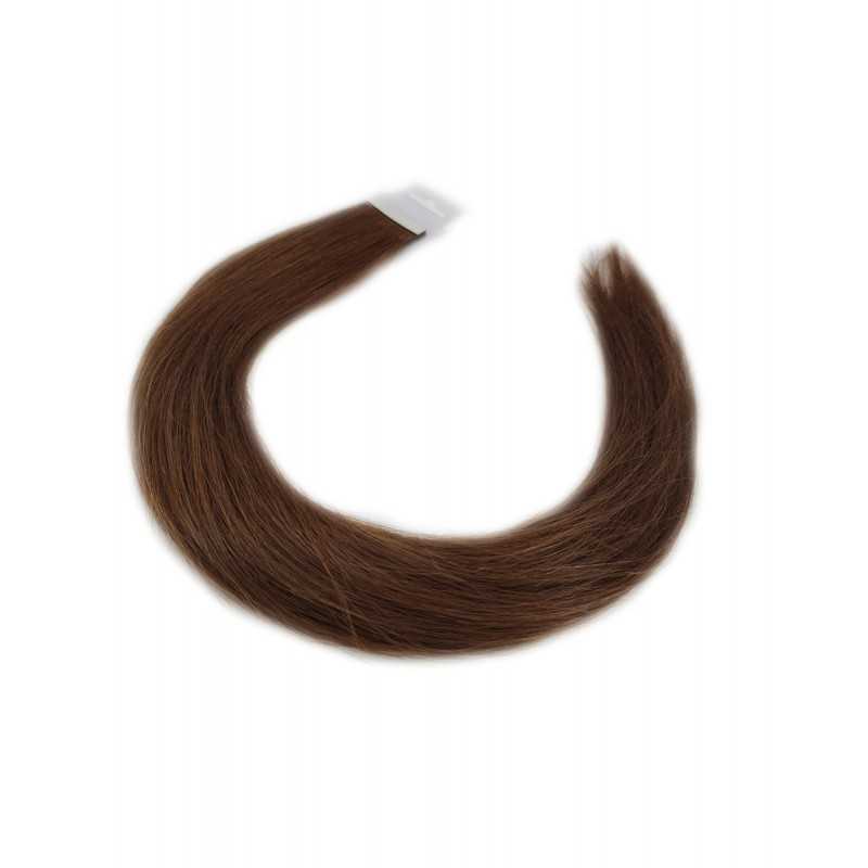 Vlasové pásky - KAŠTANOVĚ HNĚDÁ
