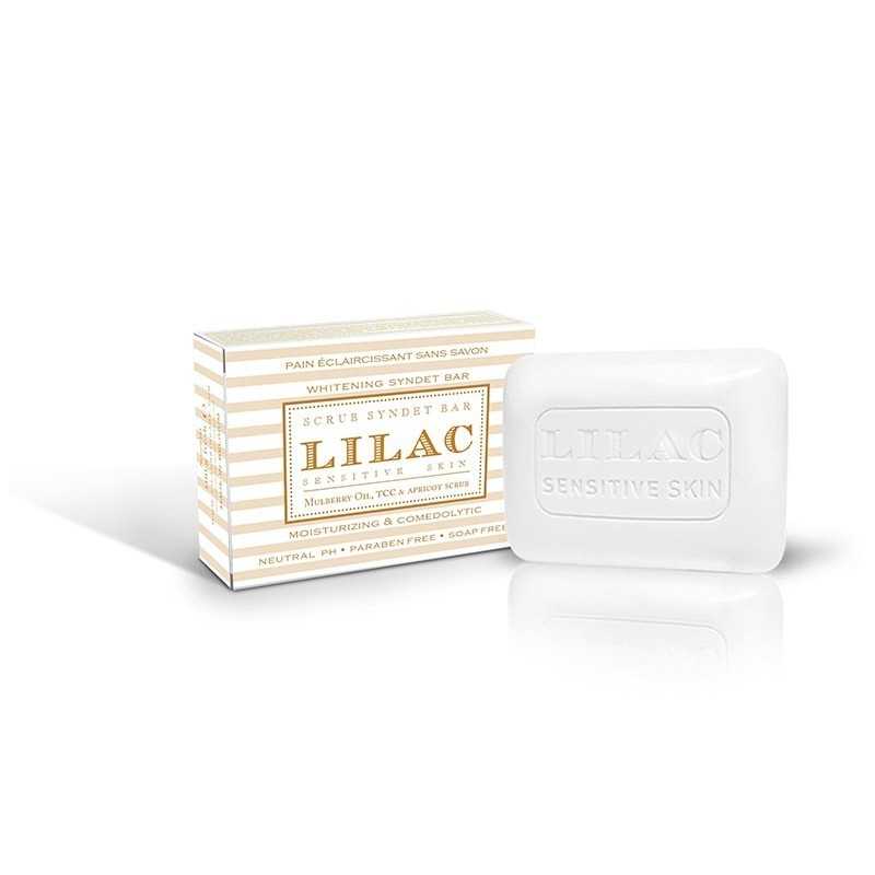 LILAC Dermatologické mýdlo peelingové a bělící
